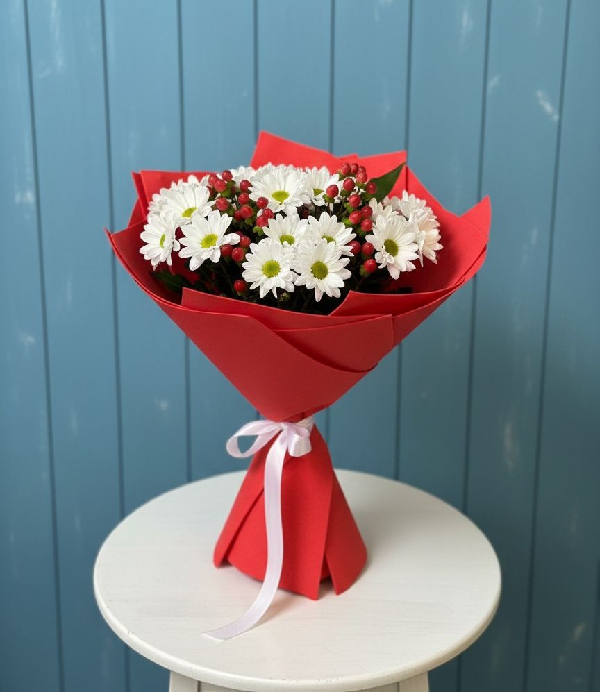 Букет цветов из: Хризантемы в Тарбушево