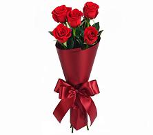 Букет 5 Красных роз Эдлесс Лав в Тарбушево