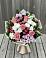 Букет цветов из: Альстромерии, Гвоздики, Розы и Хризантемы в Тарбушево