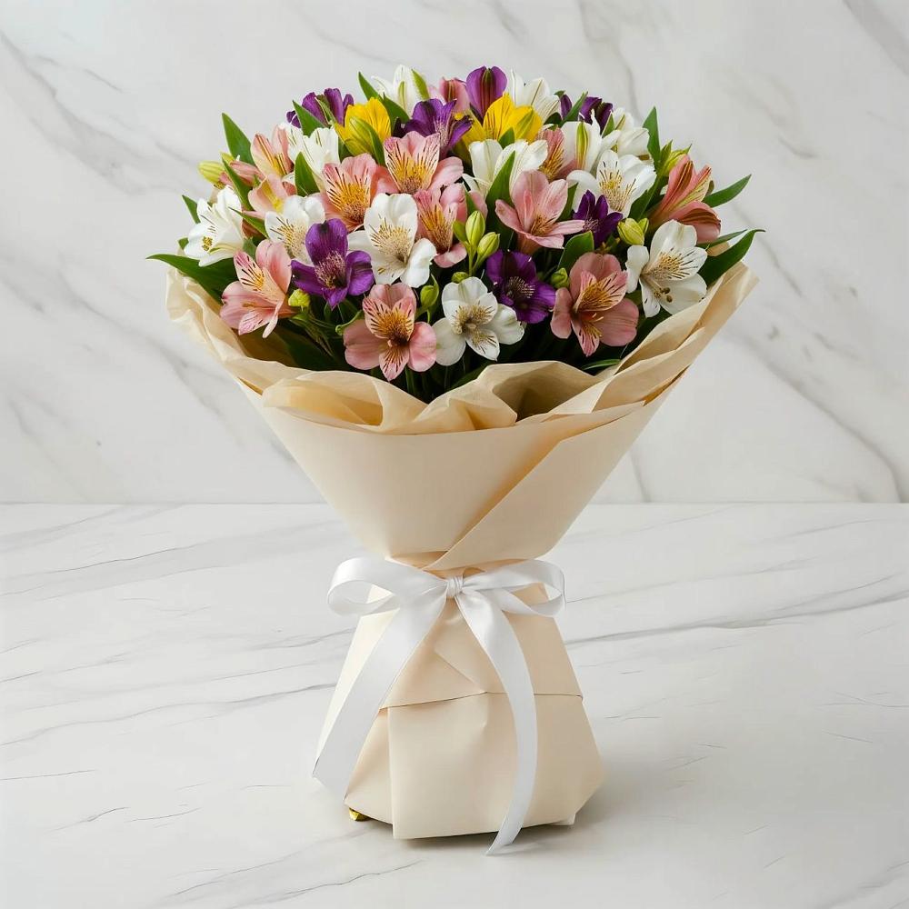 Букет цветов из: Альстромерии в Тарбушево