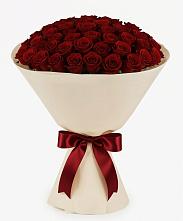 Букет 101 Бордовая роза Блэк Бакарра в Тарбушево