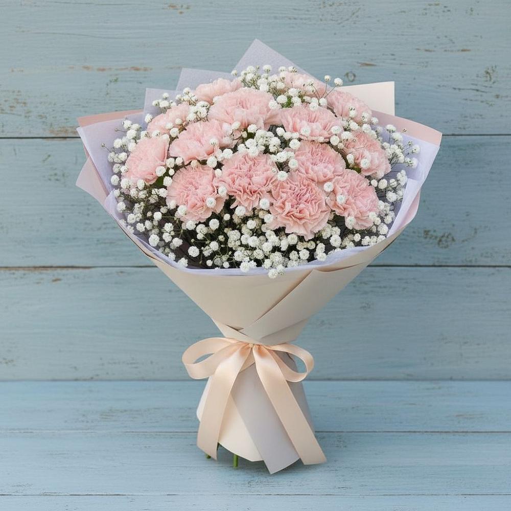 Букет цветов из: Гвоздики в Тарбушево