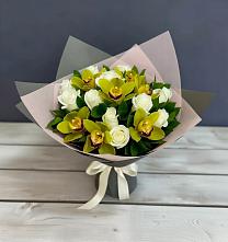 Букет цветов из:  Орхидеи и Розы в Тарбушево