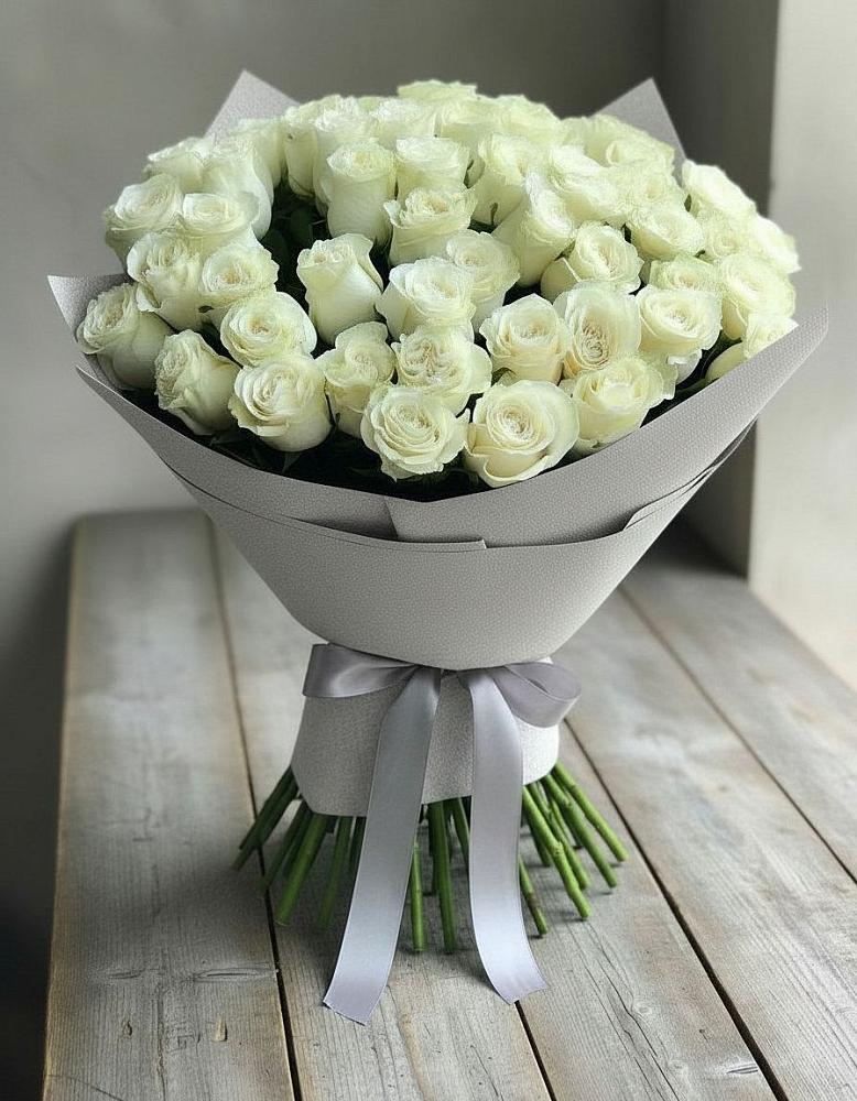 Букет 35 Белых роз в Тарбушево