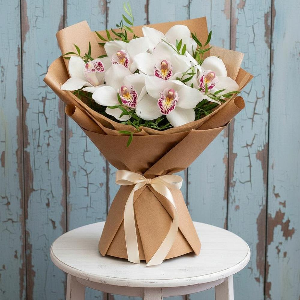 Букет цветов из: Орхидеи и Розы в Тарбушево