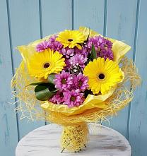 Букет цветов из:  Хризантемы и Герберы в Тарбушево