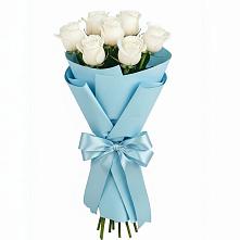 Букет 7 белых роз Проуд #REPLACE_PRED# Тарбушево