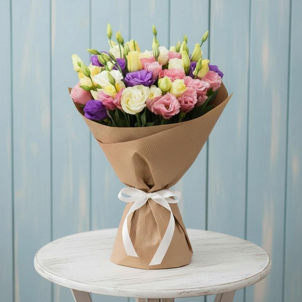 Букет цветов из: Лизиантусы в Тарбушево