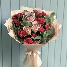 Букет цветов из:  Гвоздики и Розы в Тарбушево