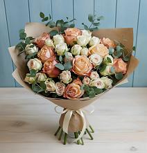 Букет цветов из:  Альстромерии и Розы в Тарбушево