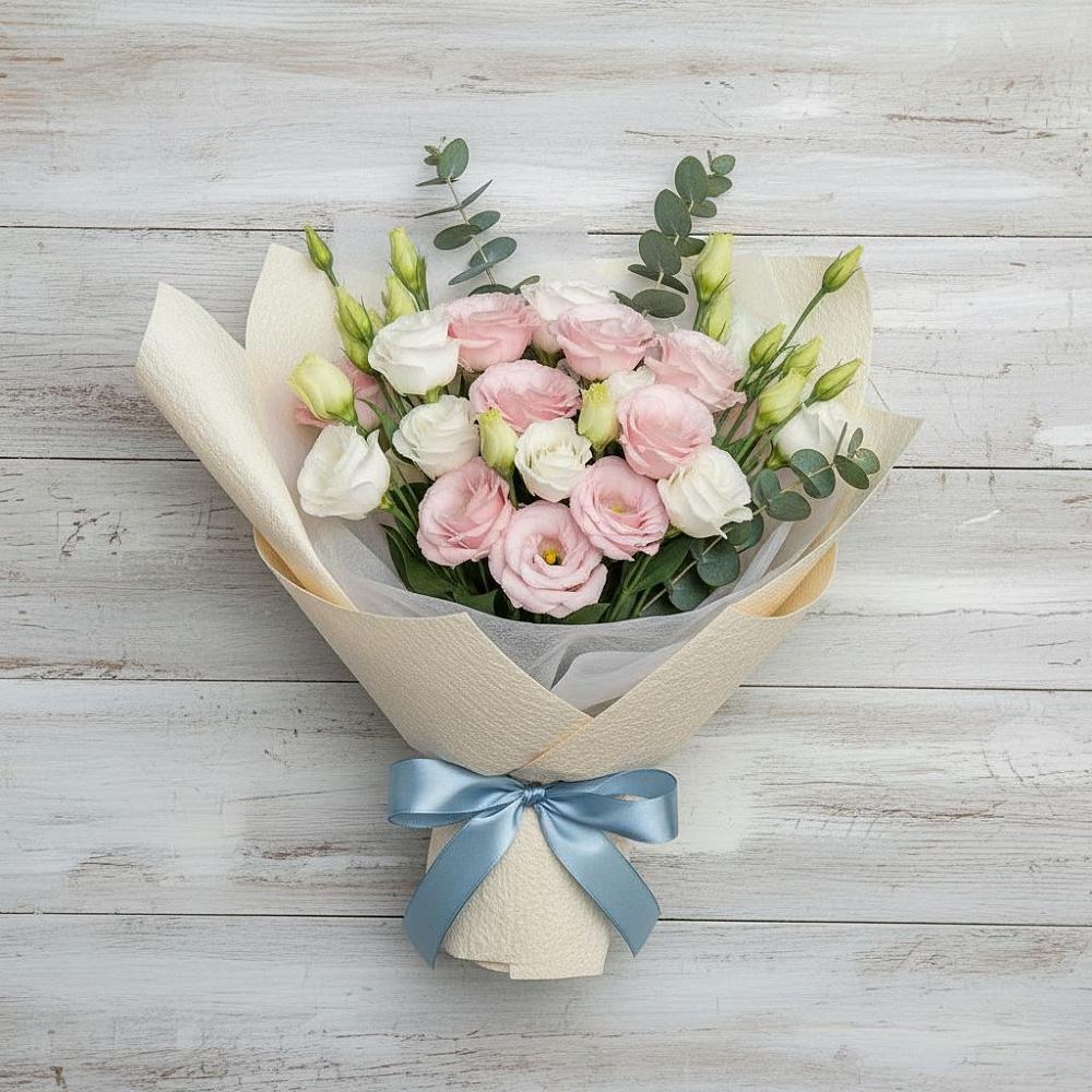 Букет цветов из: Лизиантусы в Тарбушево